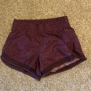Athleta mesh racer run shorts
